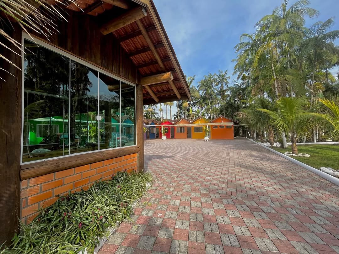 Ambiente acolhedor da pousada